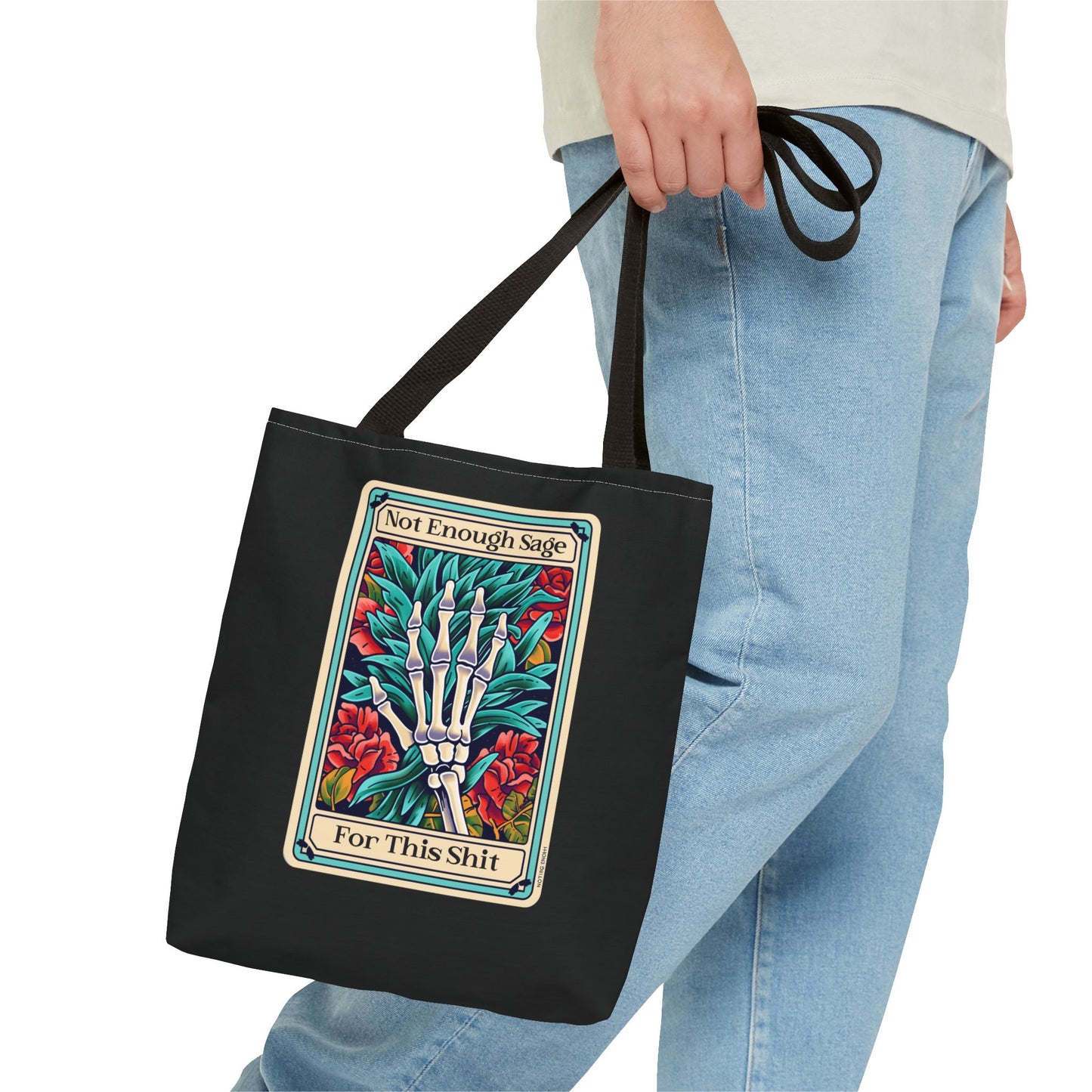 Sage Tarot Tote Bag | Boho Canvas Bag