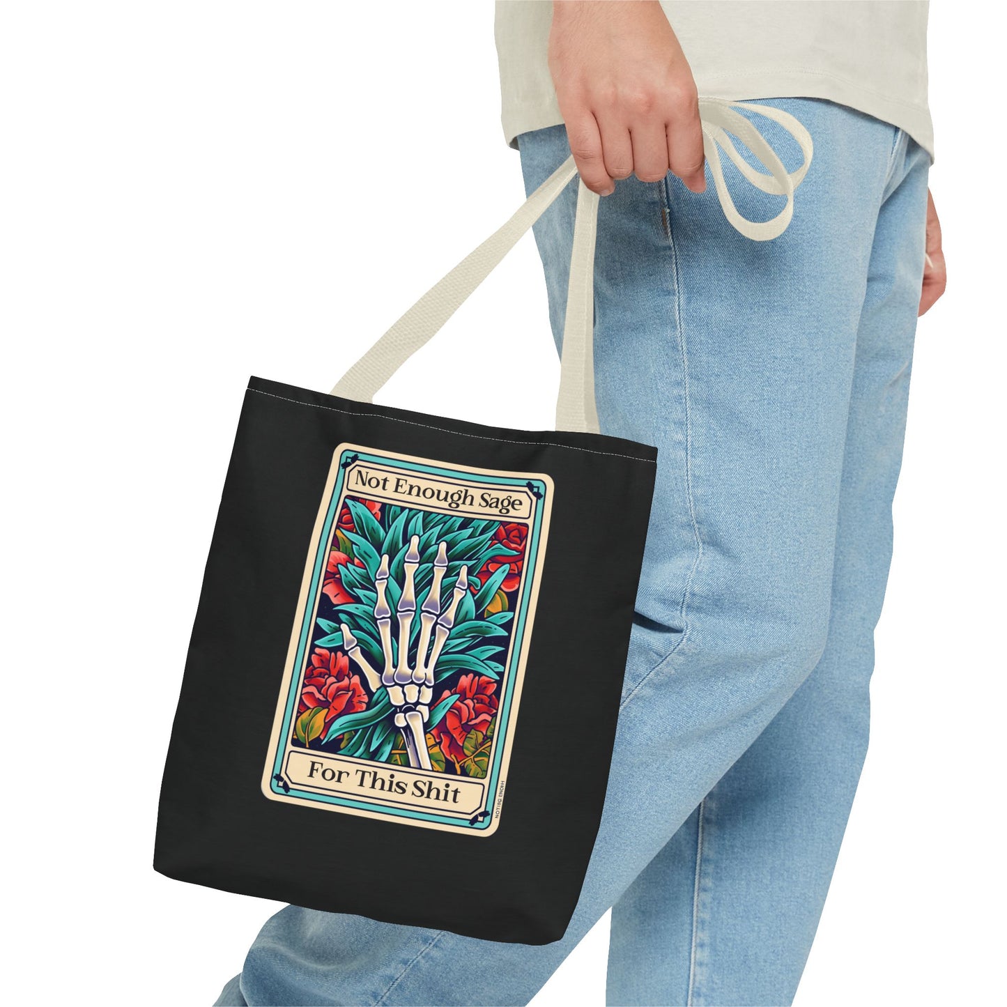 Sage Tarot Tote Bag | Boho Canvas Bag