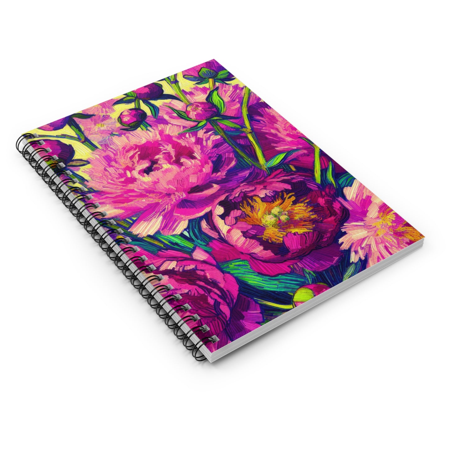 Floral Spiral Notebook - Be Inspired! Make your lists, write your stories, journal your thoughts, meditate on your dreams.