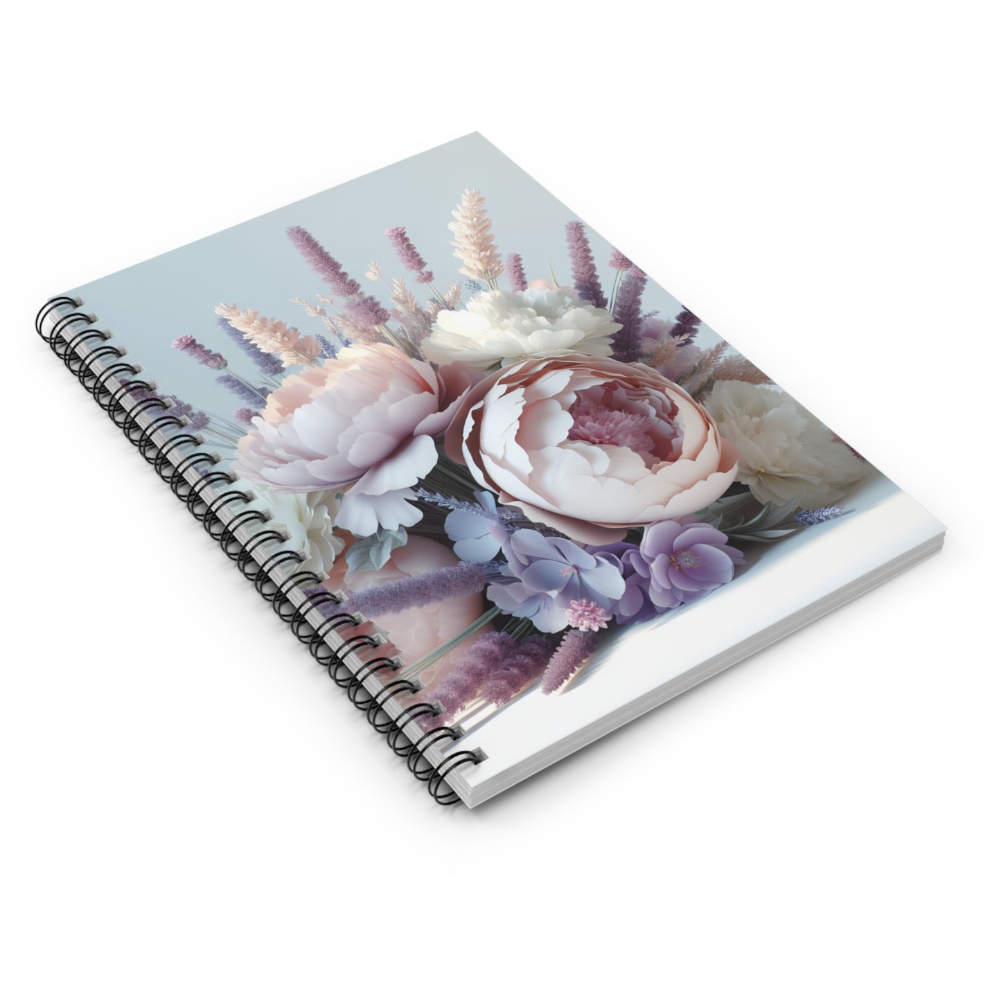 Floral Spiral Notebook - Be Inspired! Make your lists, write your stories, journal your thoughts, meditate on your dreams.