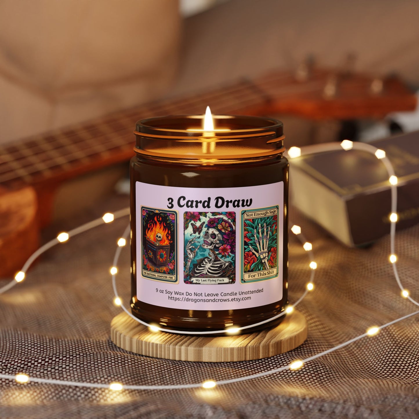 Scented Soy Candle - A self-care candle with a sense of humor! Perfect as a gift, or for yourself - you deserve it!