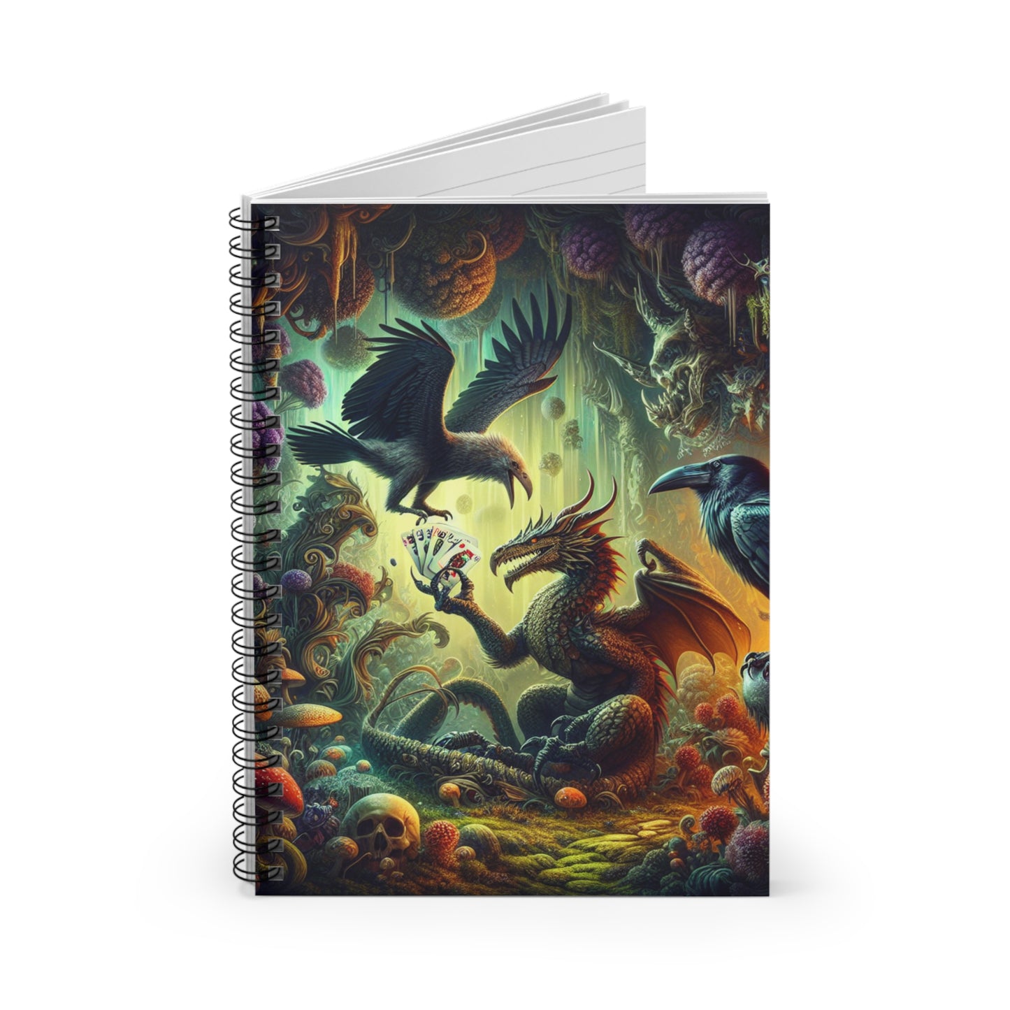 Fantasy Dragon Spiral Notebook - Be Inspired! Make your lists, write your stories, journal your thoughts, meditate on your dreams.