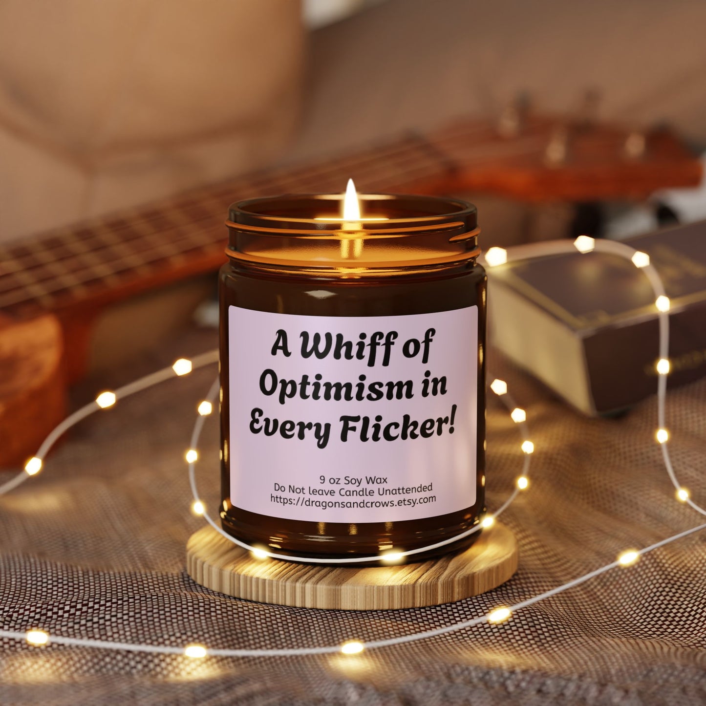 Scented Soy Candle - A self-care candle with a sense of humor! perfect as a gift, or for yourself - you deserve it!