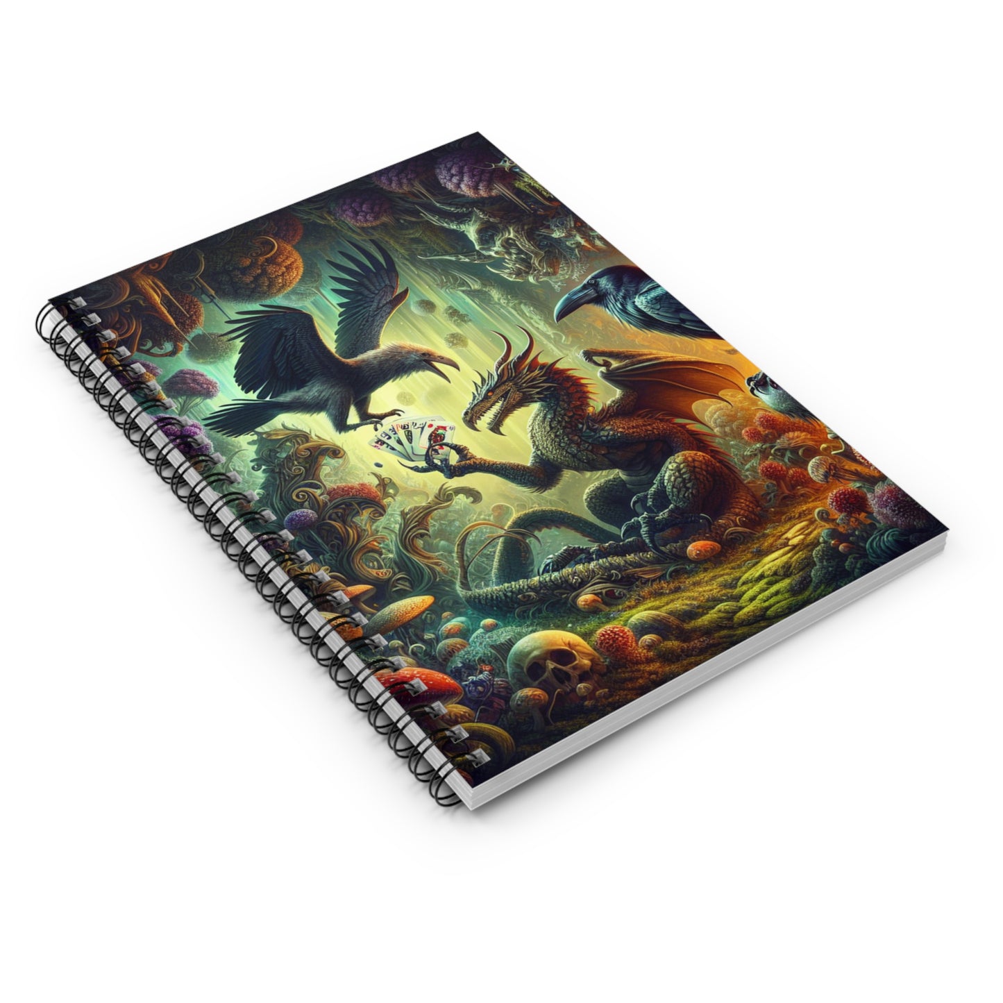 Fantasy Dragon Spiral Notebook - Be Inspired! Make your lists, write your stories, journal your thoughts, meditate on your dreams.