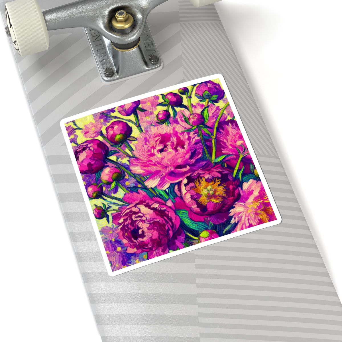 Floral Kiss-Cut Stickers - Elegant Flower Art for Journals, Laptops, Gifts, Scrapbooking, Home Decor