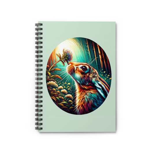 Bunny Spiral Notebook - Be Inspired! Make your lists, write your stories, journal your thoughts, meditate on your dreams.