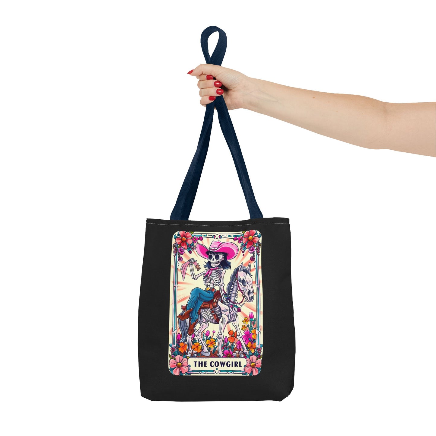 Cowgirl Tarot Tote Bag | Boho Canvas Bag