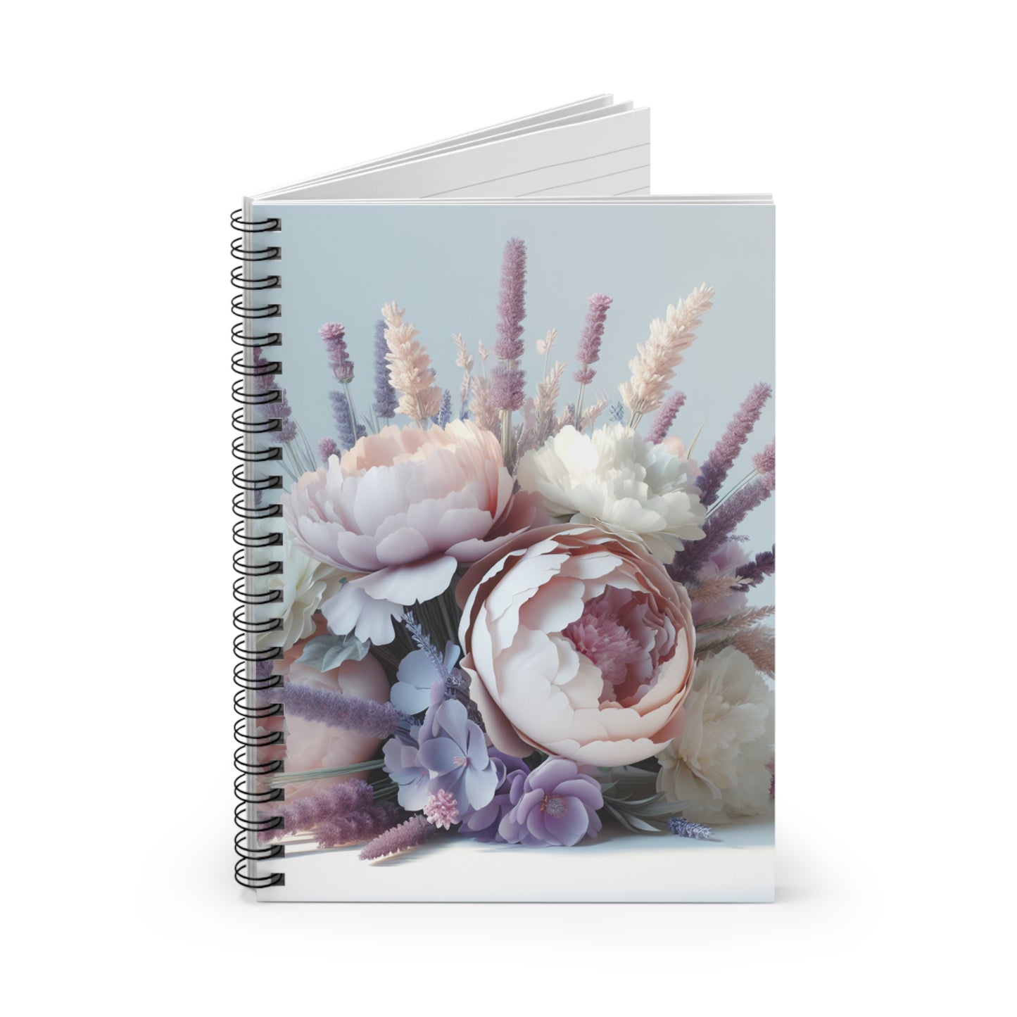 Floral Spiral Notebook - Be Inspired! Make your lists, write your stories, journal your thoughts, meditate on your dreams.
