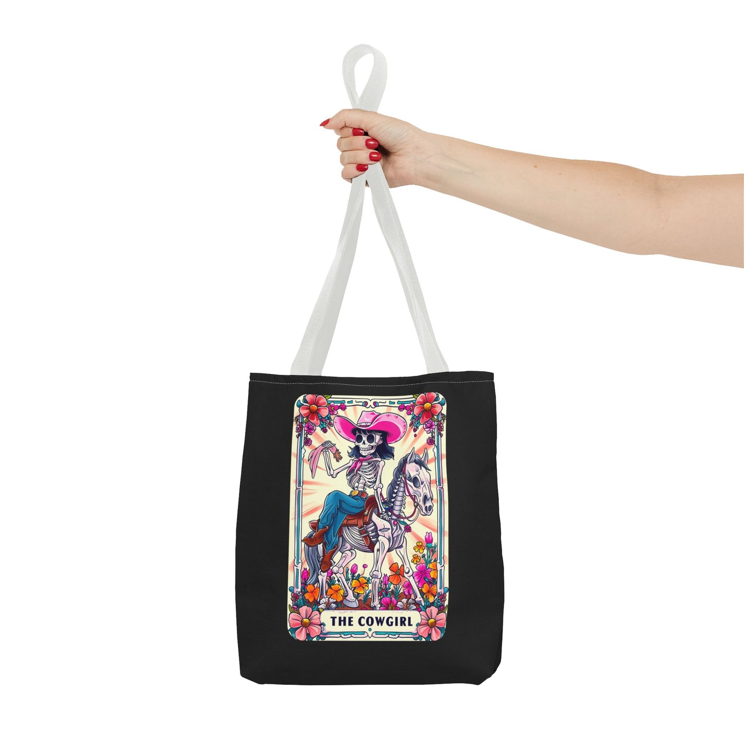 Cowgirl Tarot Tote Bag | Boho Canvas Bag