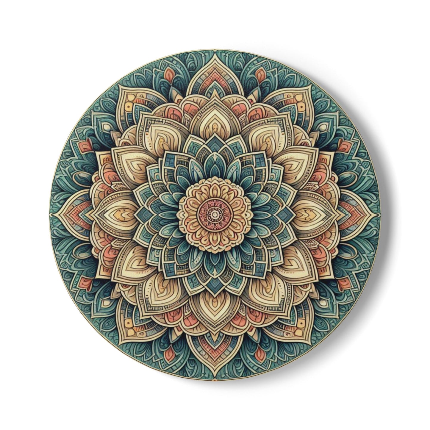 Mandala Ceramic Coaster