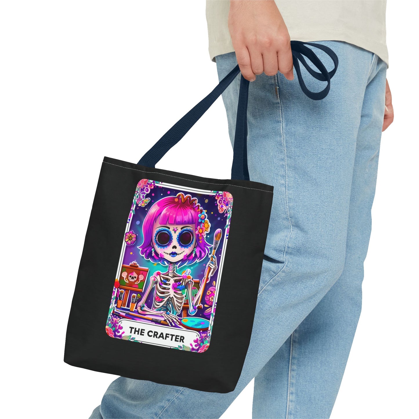 The Crafter Tarot Tote Bag | Boho Canvas Bag