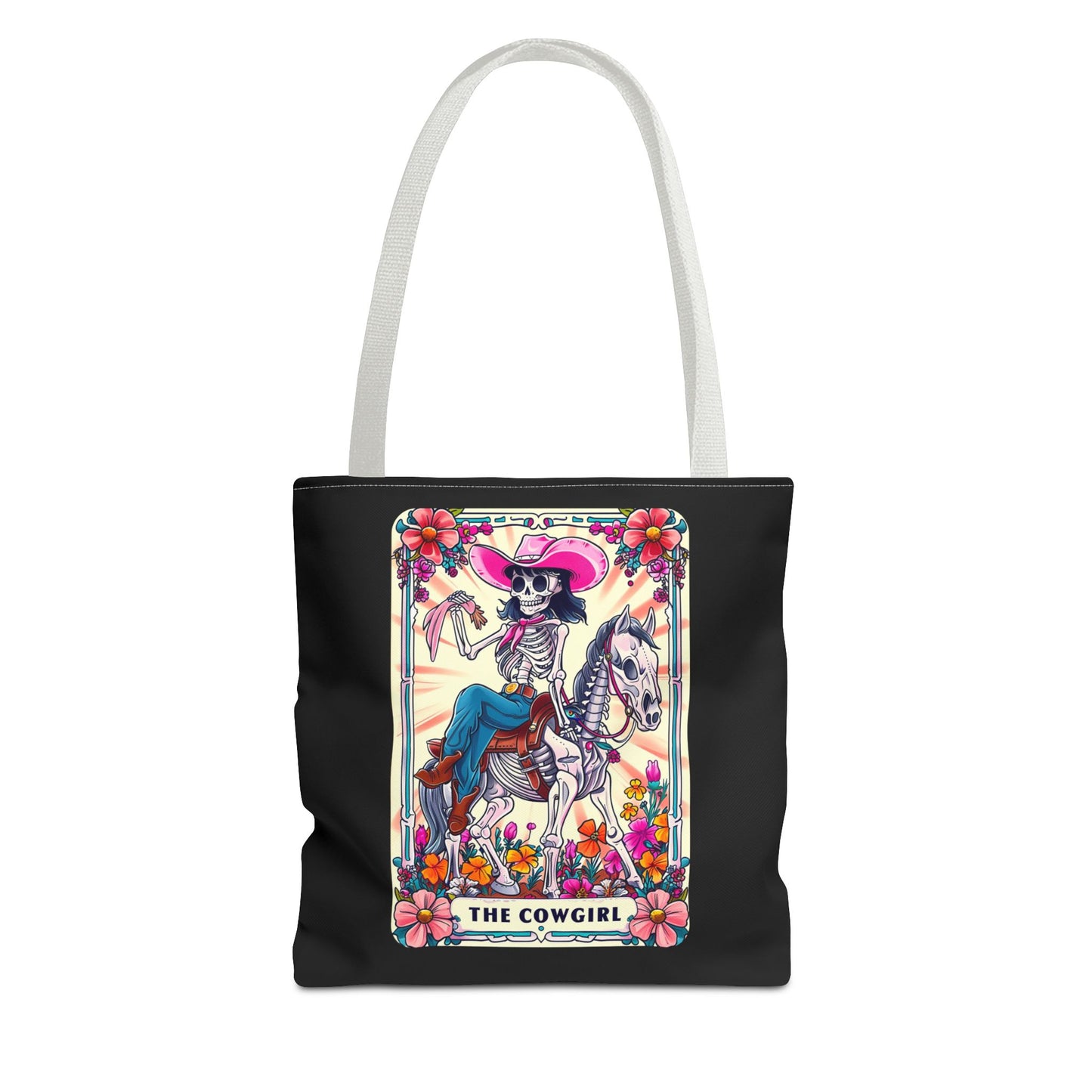 Cowgirl Tarot Tote Bag | Boho Canvas Bag