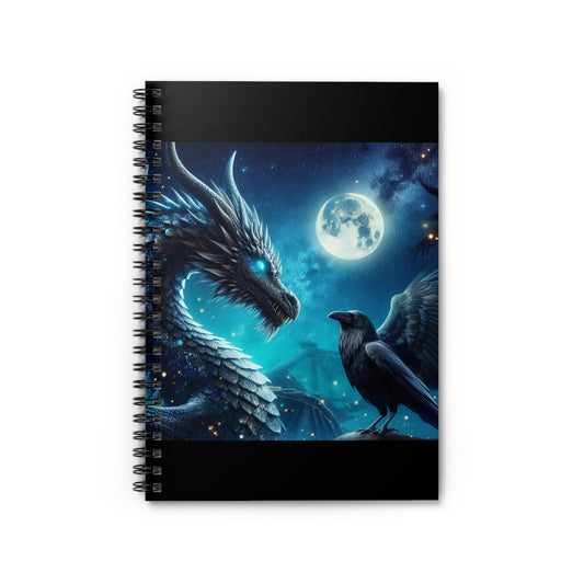 Fantasy Dragon Spiral Notebook - Be Inspired! Make your lists, write your stories, journal your thoughts, meditate on your dreams.