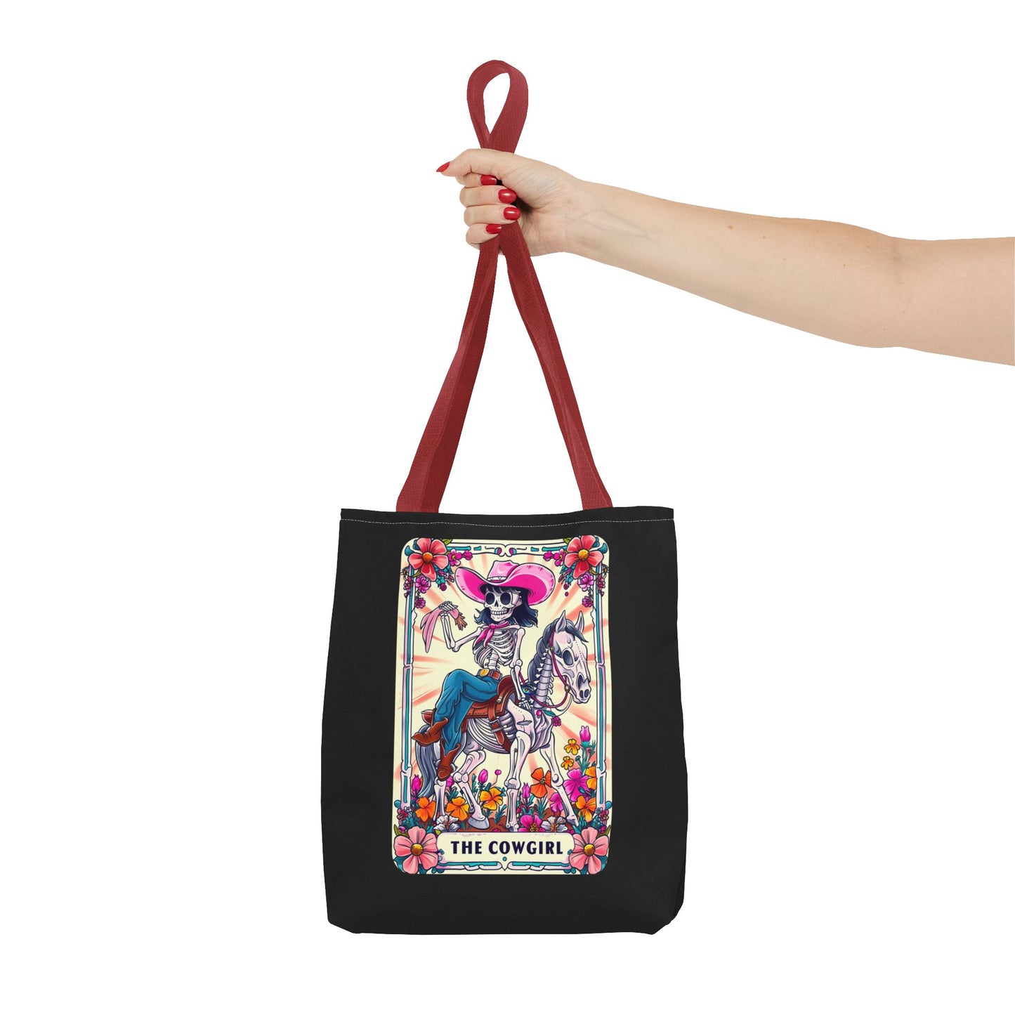 Cowgirl Tarot Tote Bag | Boho Canvas Bag