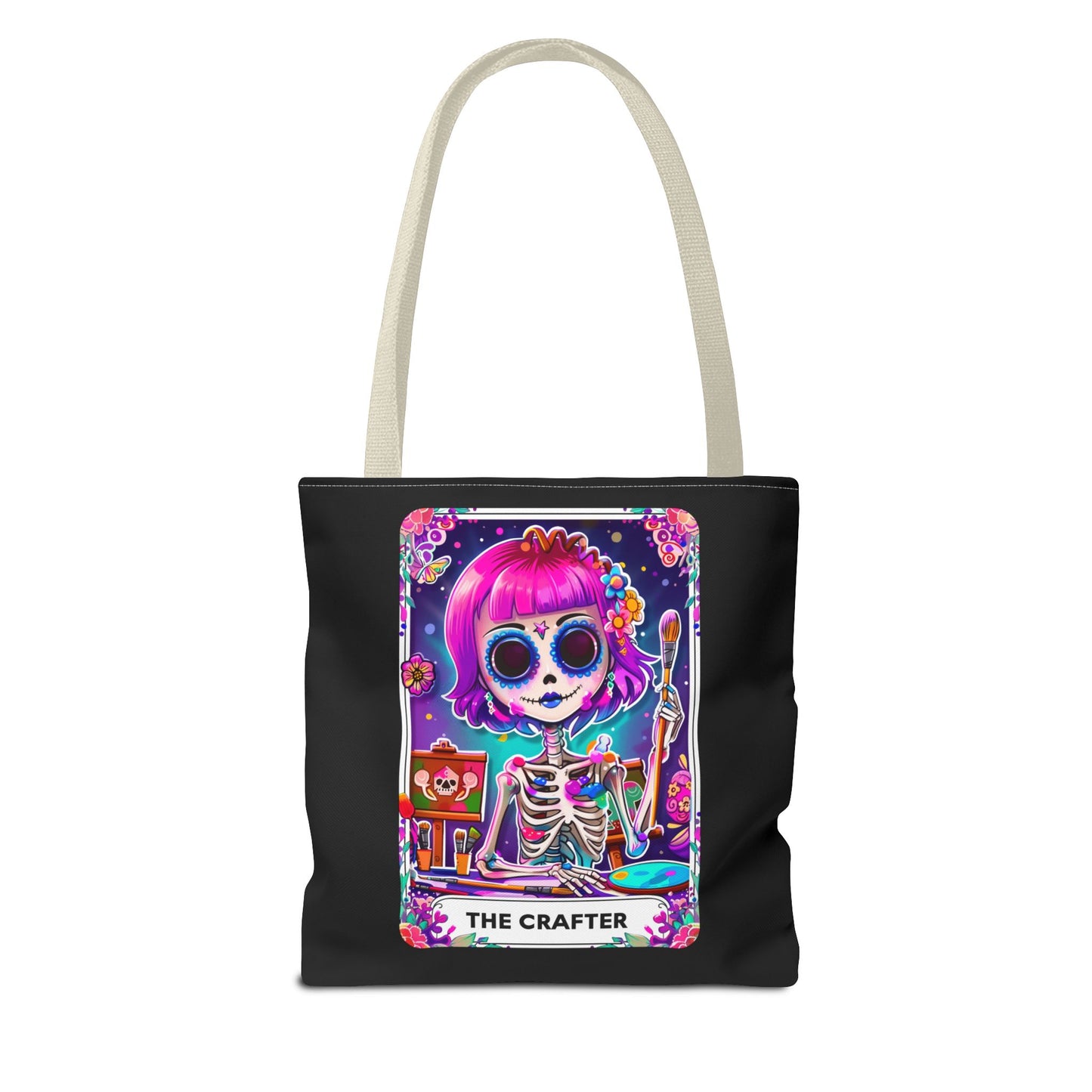 The Crafter Tarot Tote Bag | Boho Canvas Bag