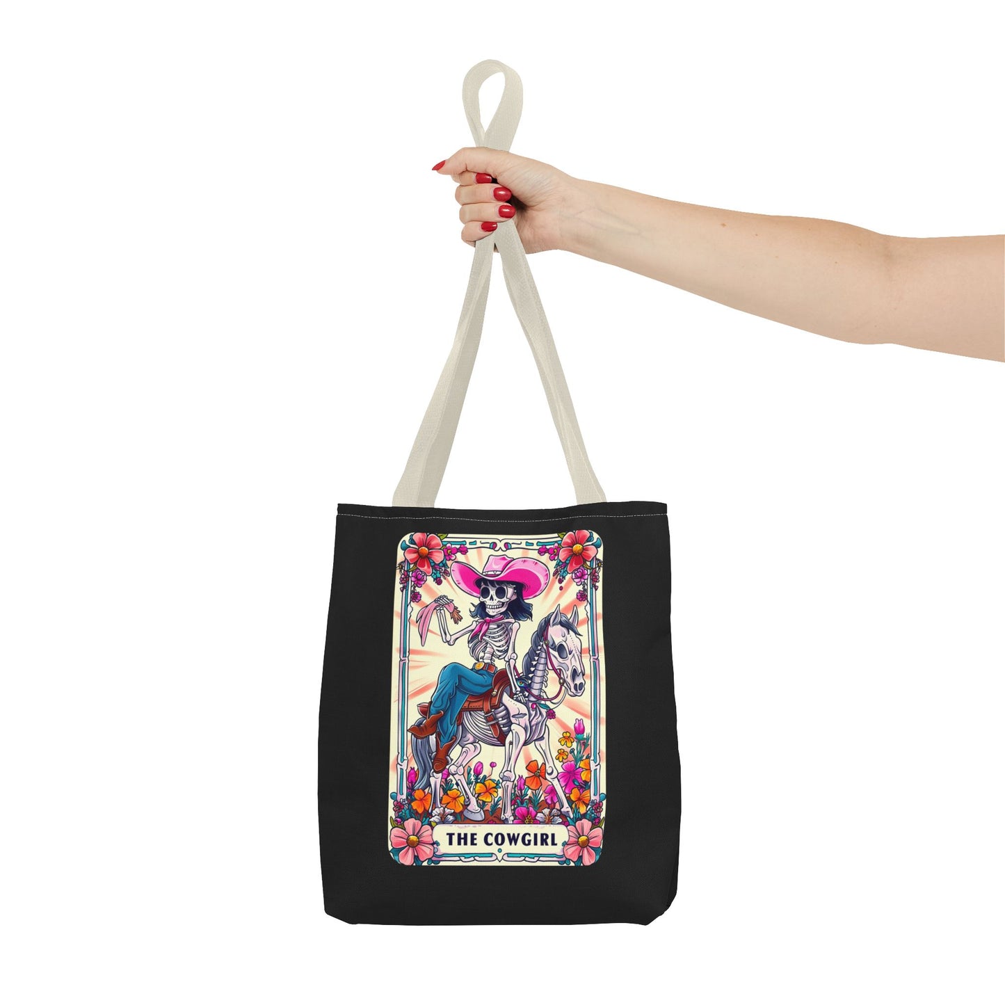 Cowgirl Tarot Tote Bag | Boho Canvas Bag