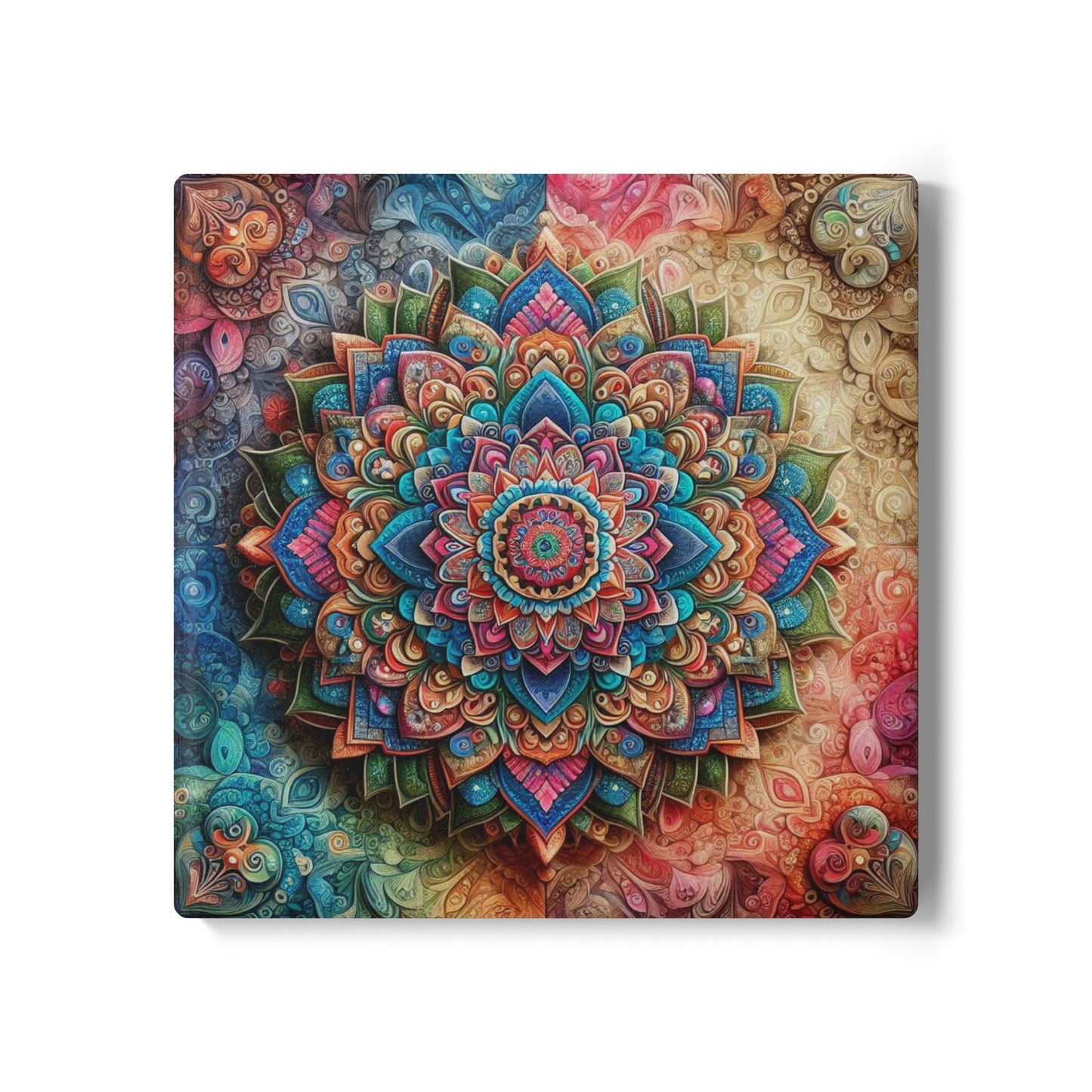 Mandala Ceramic Coaster