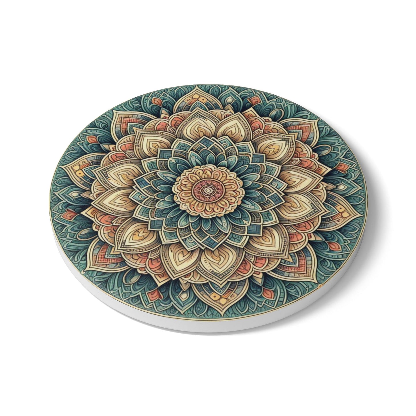 Mandala Ceramic Coaster