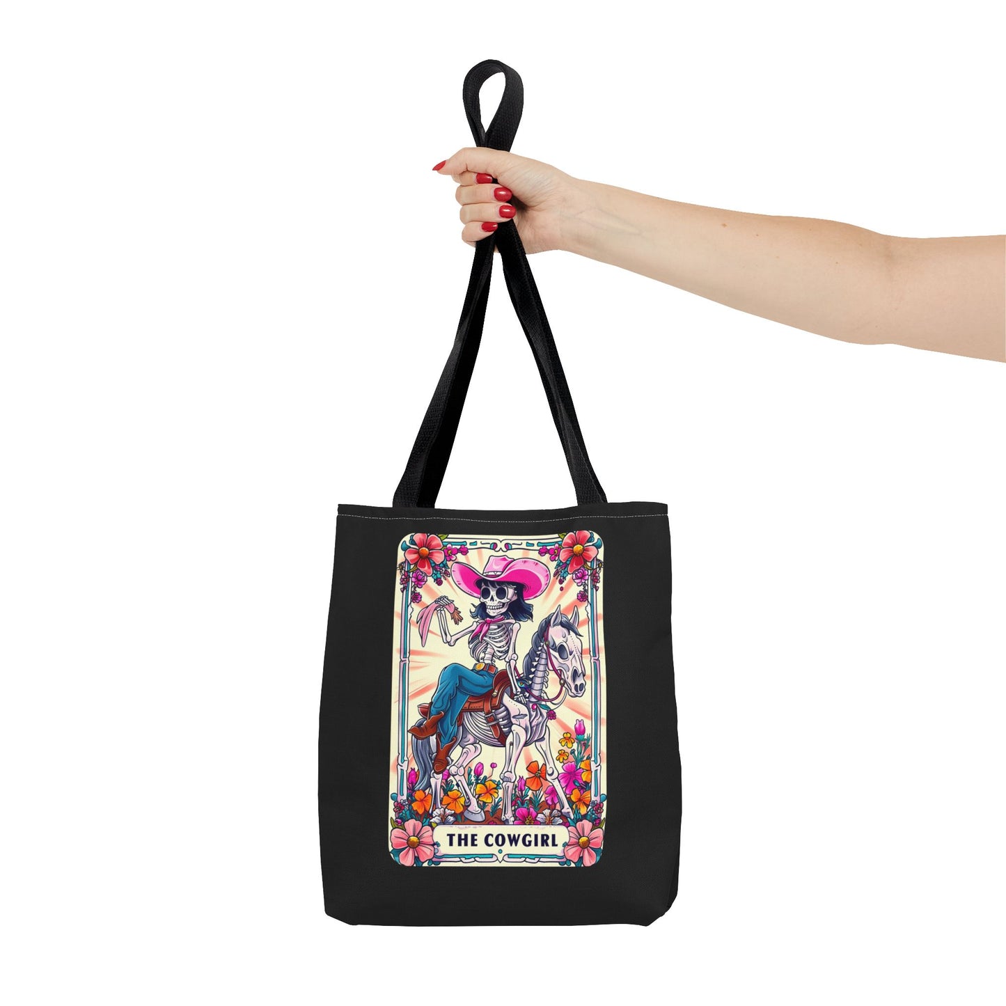 Cowgirl Tarot Tote Bag | Boho Canvas Bag