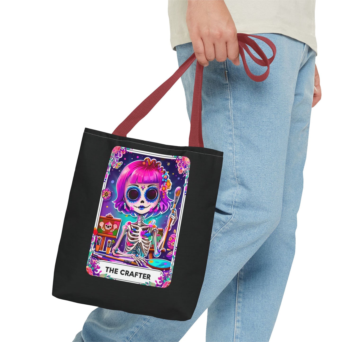 The Crafter Tarot Tote Bag | Boho Canvas Bag