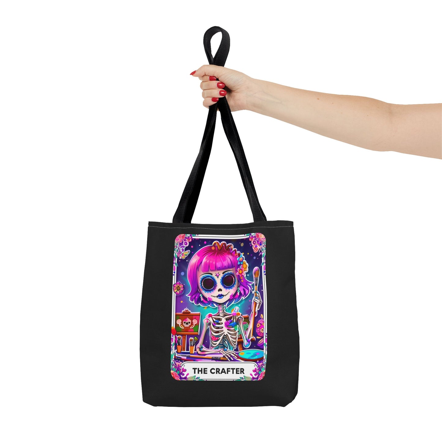 The Crafter Tarot Tote Bag | Boho Canvas Bag