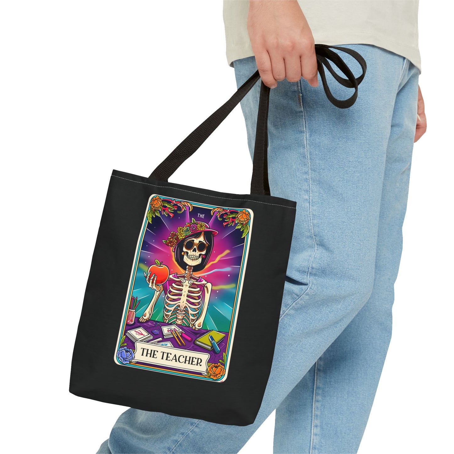 Teacher Tarot Tote Bag | Boho Canvas Bag
