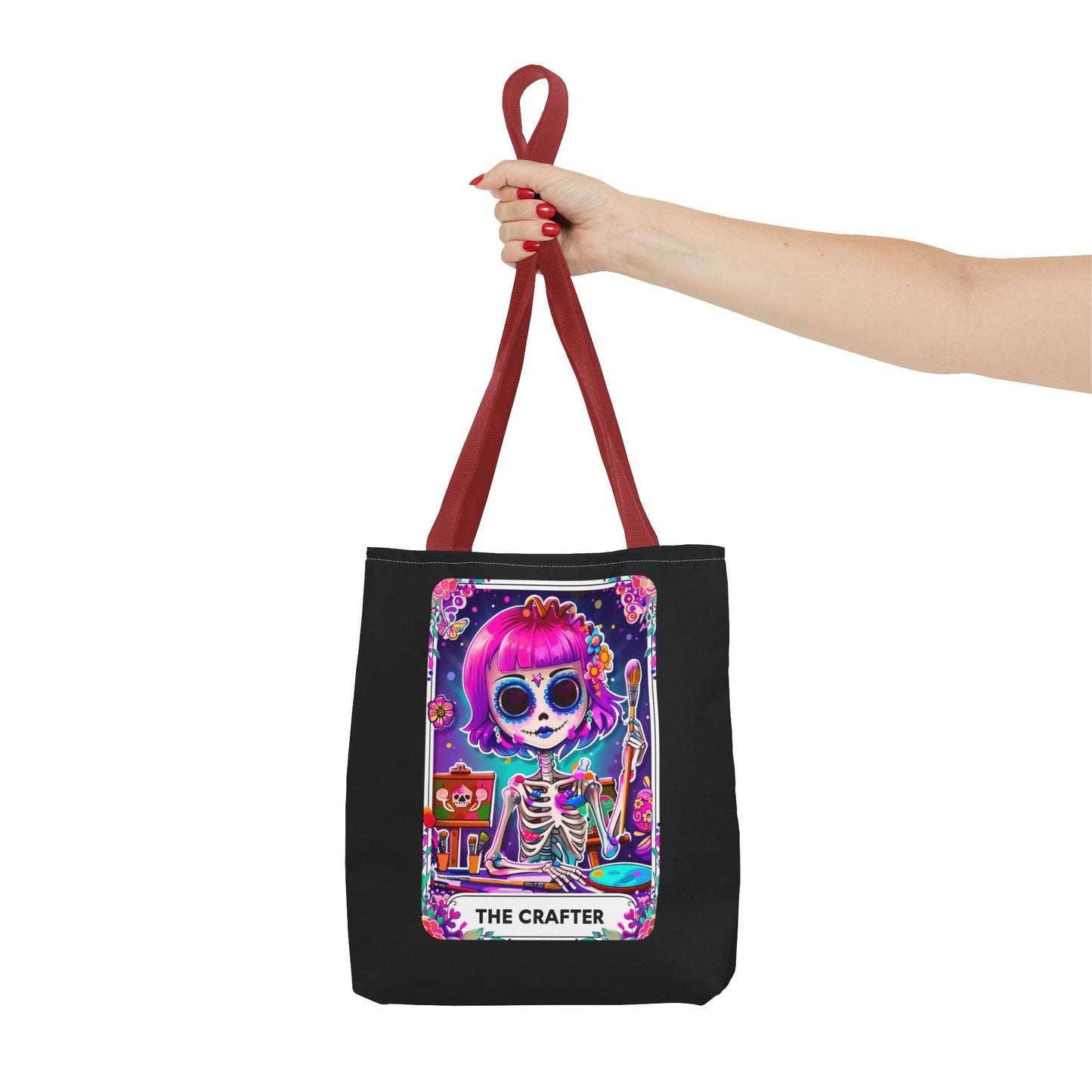 The Crafter Tarot Tote Bag | Boho Canvas Bag