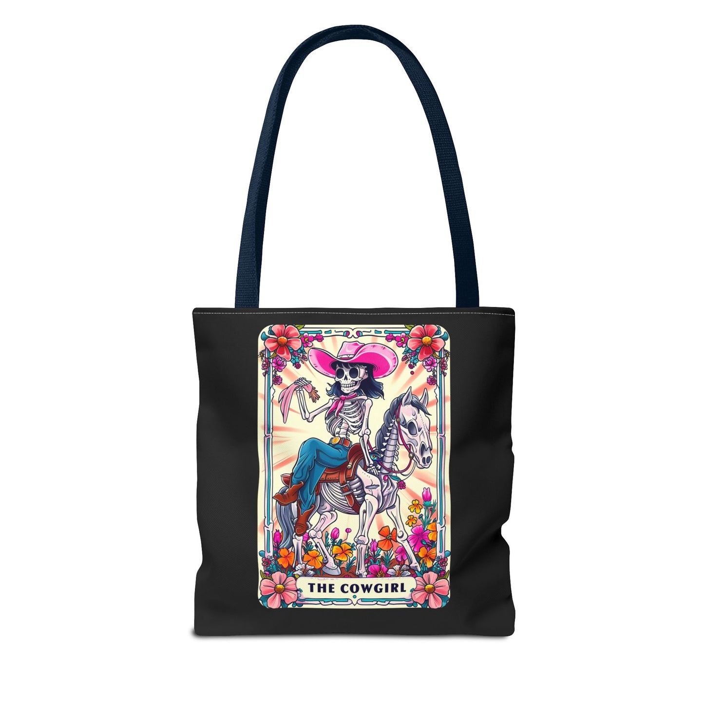 Cowgirl Tarot Tote Bag | Boho Canvas Bag
