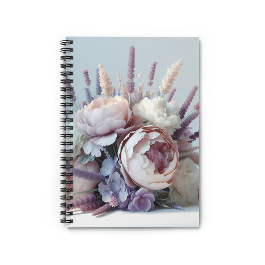 Floral Spiral Notebook - Be Inspired! Make your lists, write your stories, journal your thoughts, meditate on your dreams.