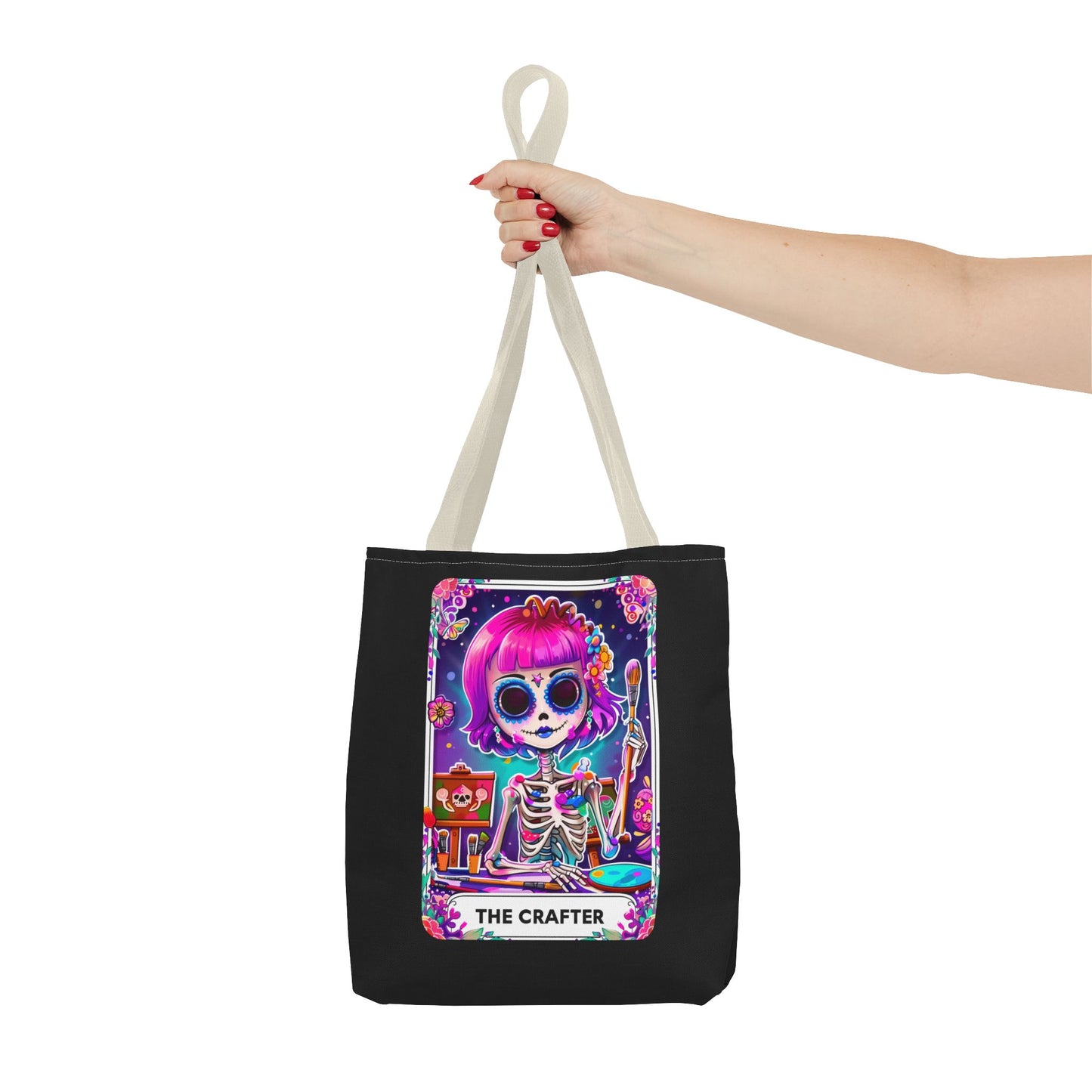 The Crafter Tarot Tote Bag | Boho Canvas Bag