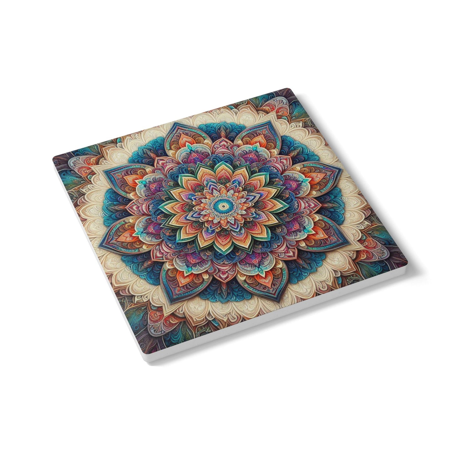 Mandala Ceramic Coaster