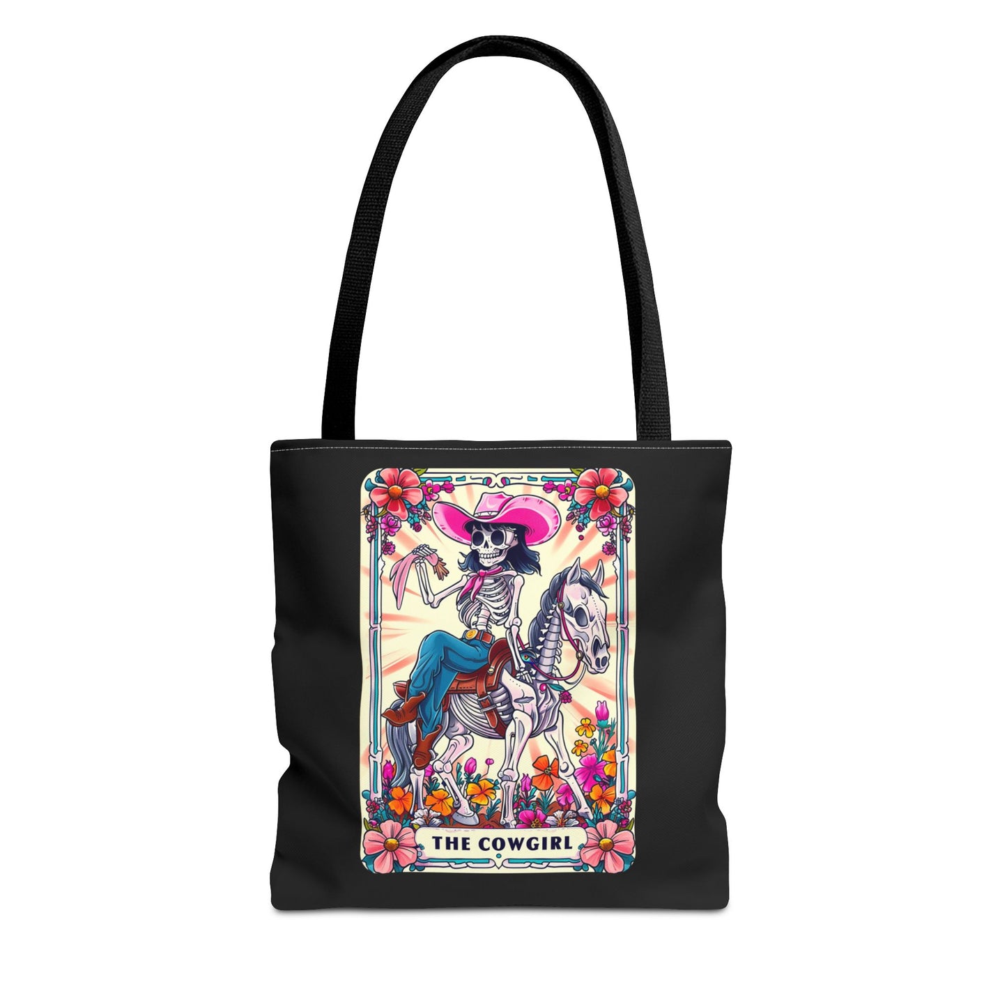 Cowgirl Tarot Tote Bag | Boho Canvas Bag