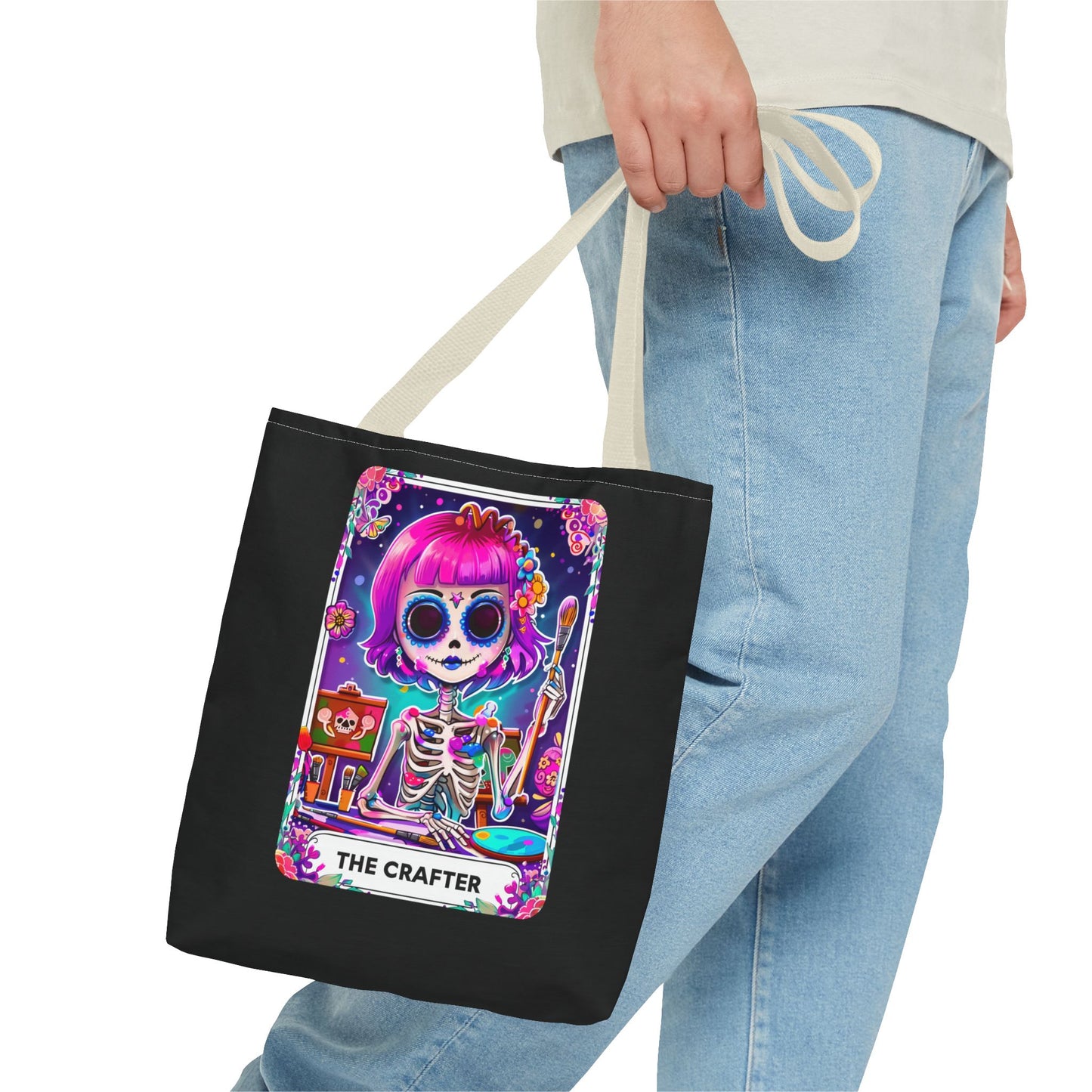 The Crafter Tarot Tote Bag | Boho Canvas Bag