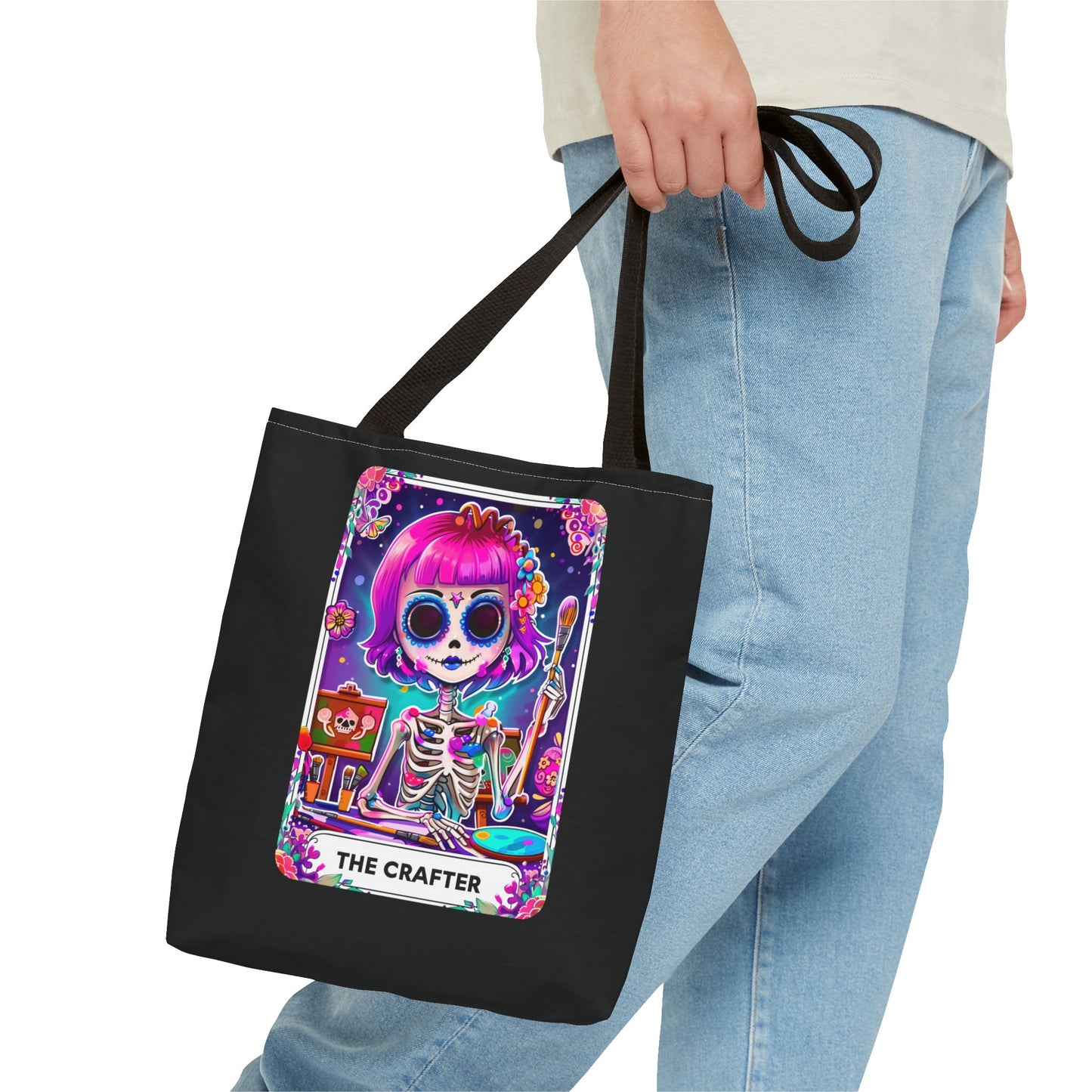 The Crafter Tarot Tote Bag | Boho Canvas Bag