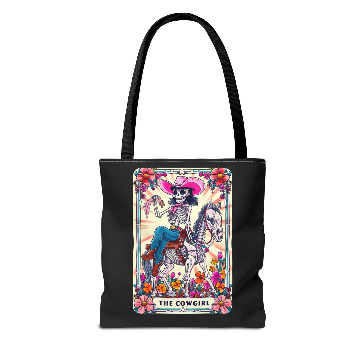 Cowgirl Tarot Tote Bag | Boho Canvas Bag