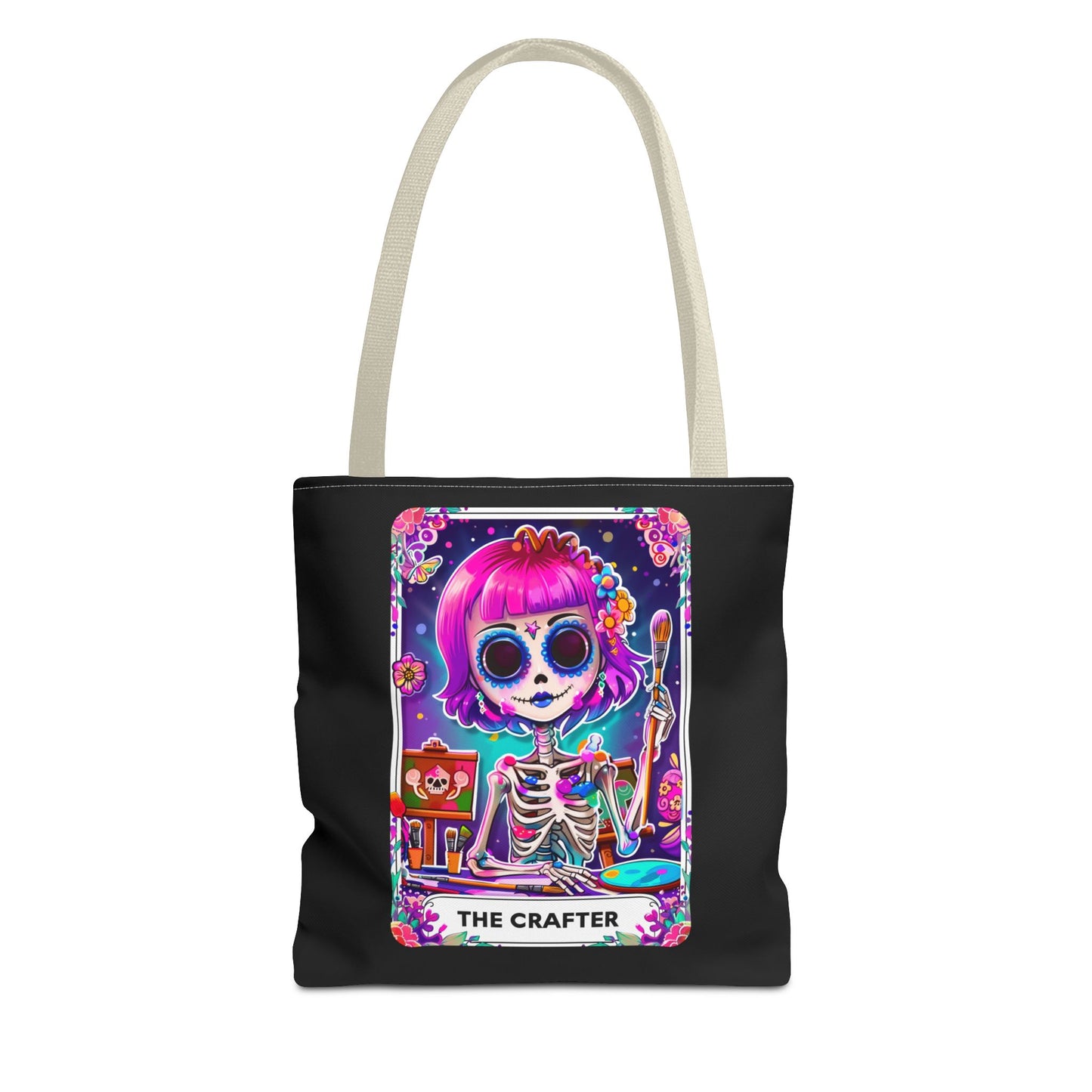 The Crafter Tarot Tote Bag | Boho Canvas Bag