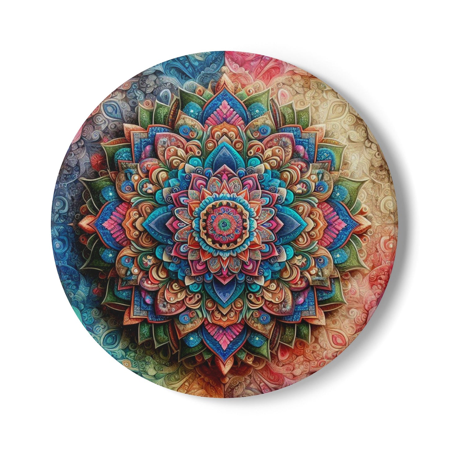 Mandala Ceramic Coaster