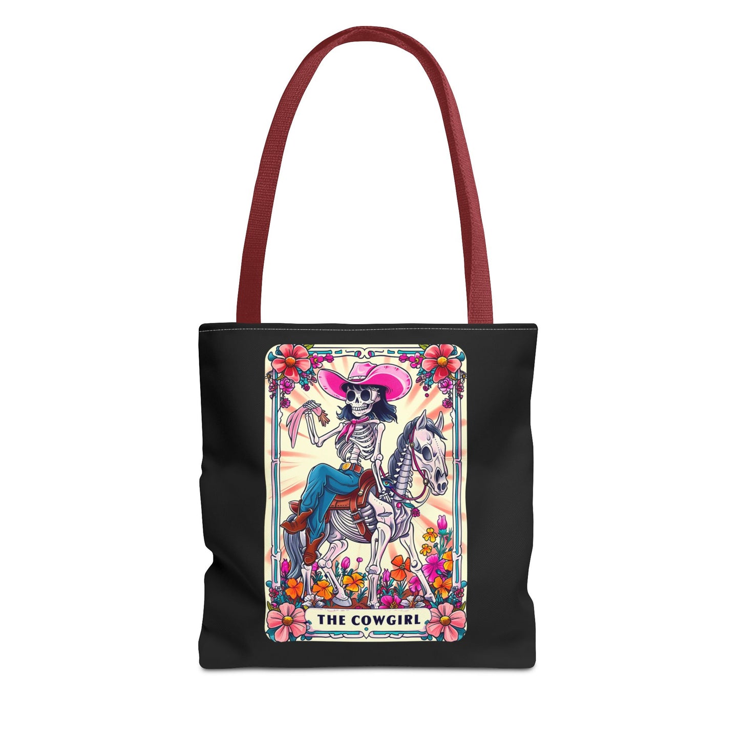 Cowgirl Tarot Tote Bag | Boho Canvas Bag