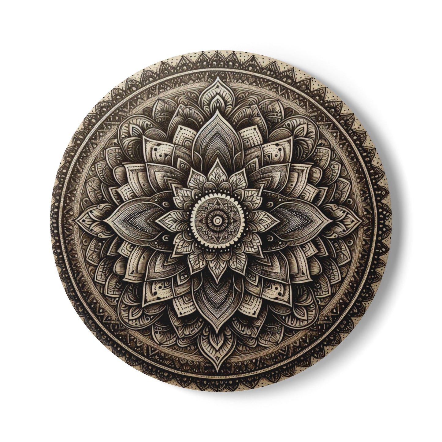 Mandala Ceramic Coaster