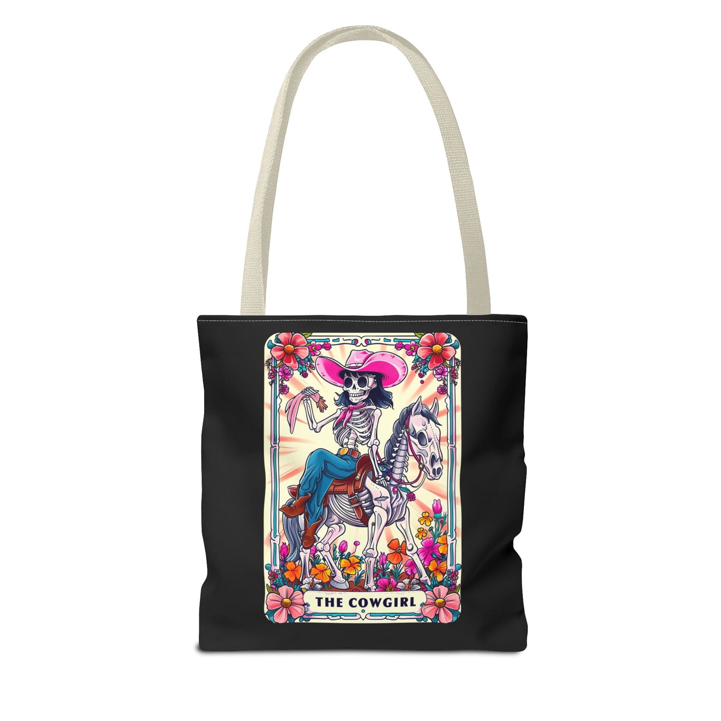 Cowgirl Tarot Tote Bag | Boho Canvas Bag