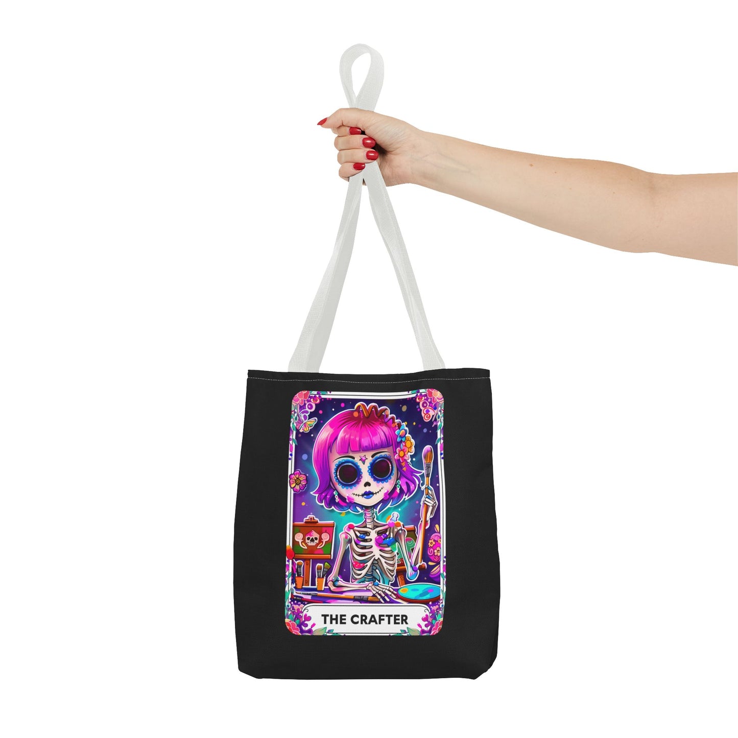 The Crafter Tarot Tote Bag | Boho Canvas Bag
