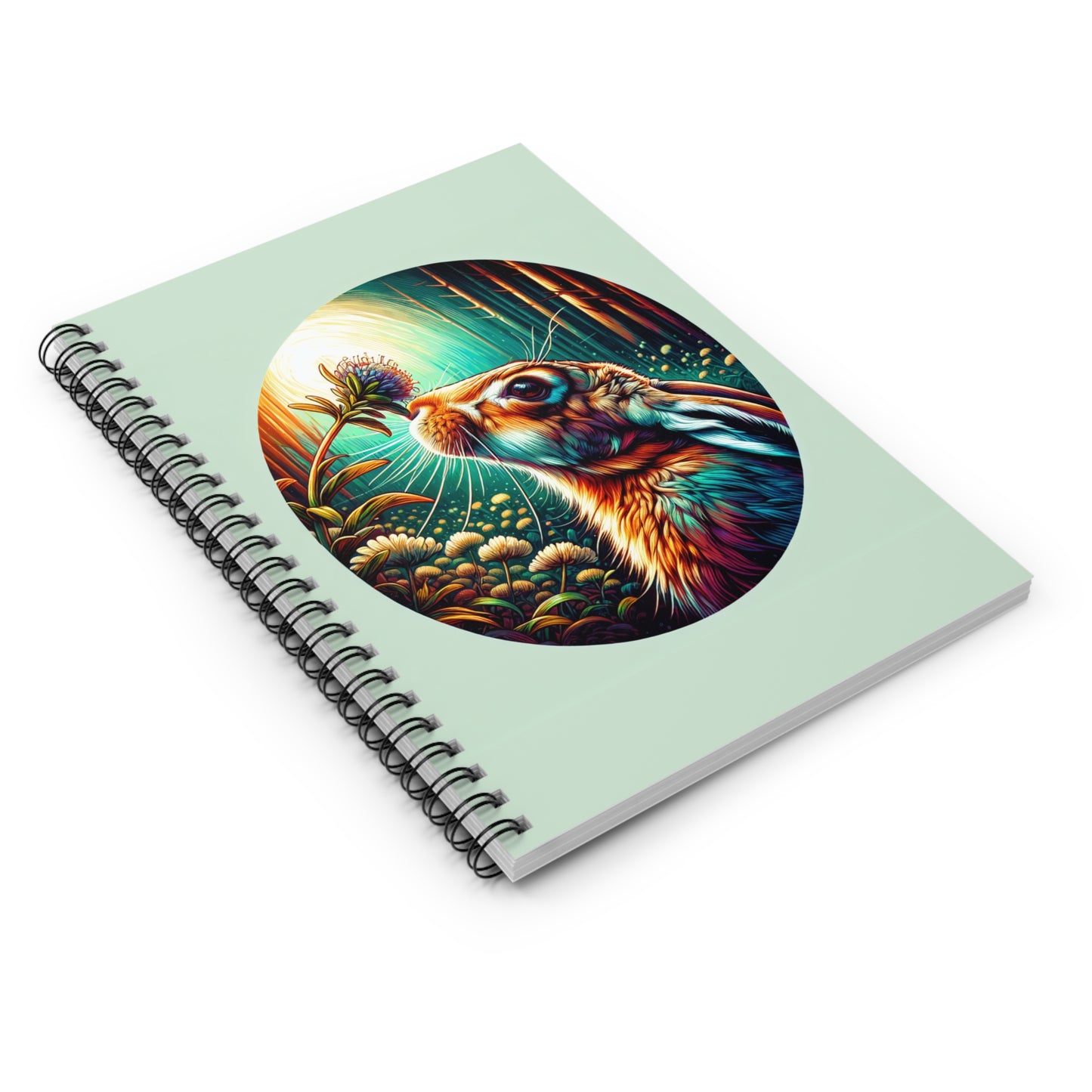 Bunny Spiral Notebook - Be Inspired! Make your lists, write your stories, journal your thoughts, meditate on your dreams.