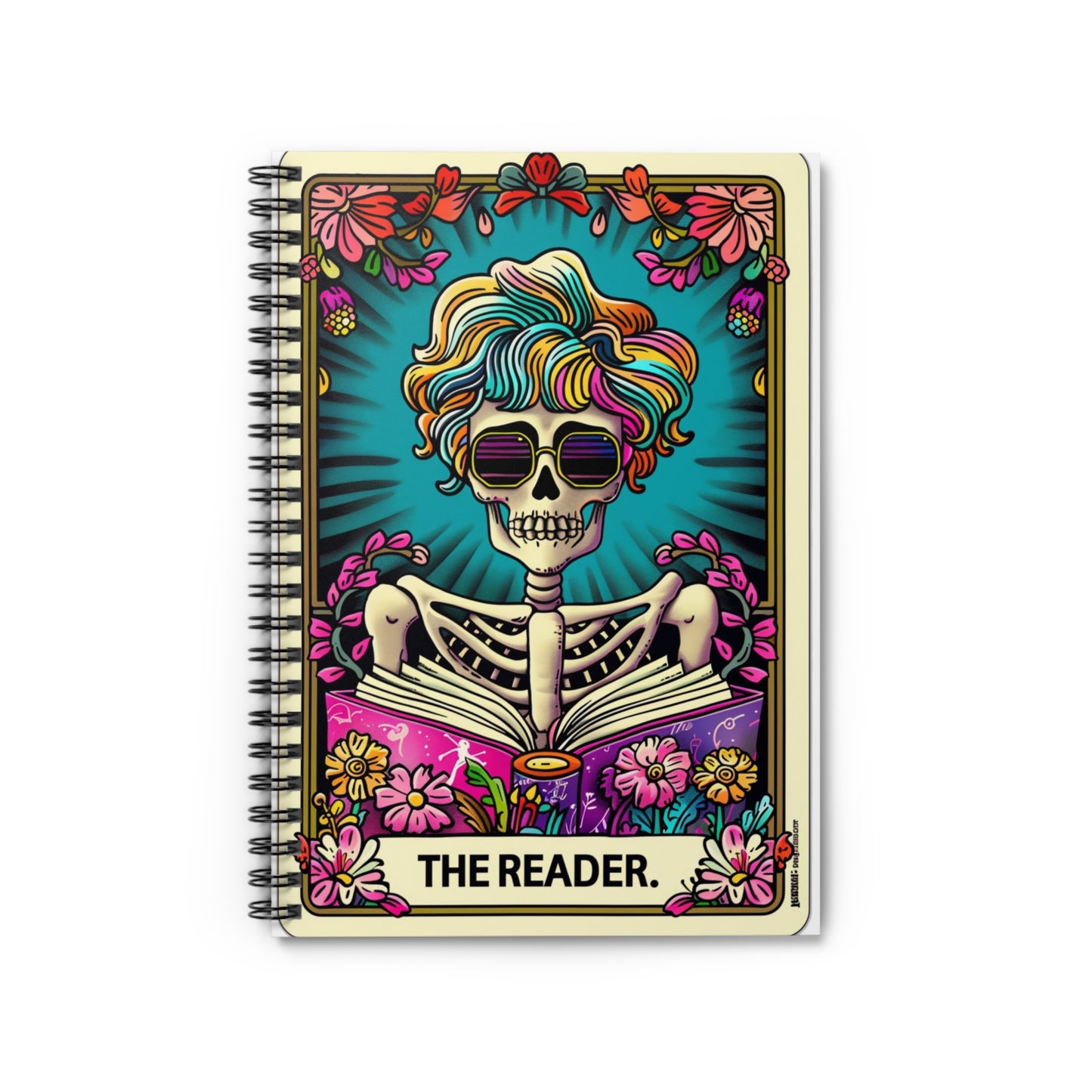 Reader -Snarky Tarot Spiral Notebook - Be Inspired! Make your lists, write your stories, journal your thoughts, meditate on your dreams.