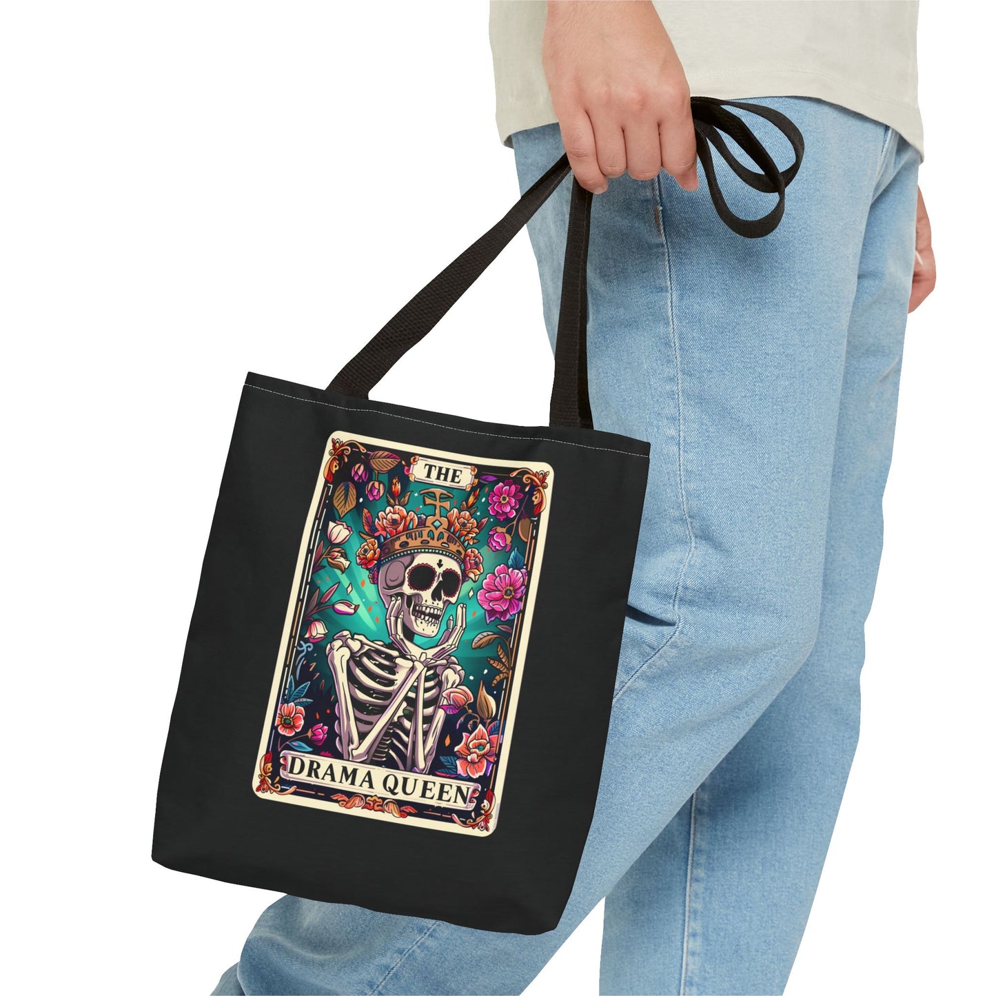 Drama Queen Tarot Tote Bag | Boho Canvas Bag