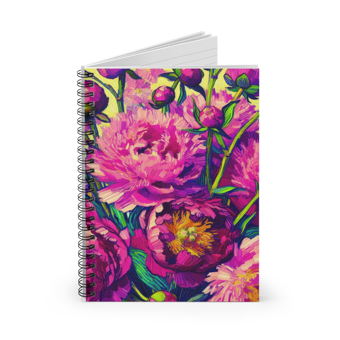Floral Spiral Notebook - Be Inspired! Make your lists, write your stories, journal your thoughts, meditate on your dreams.