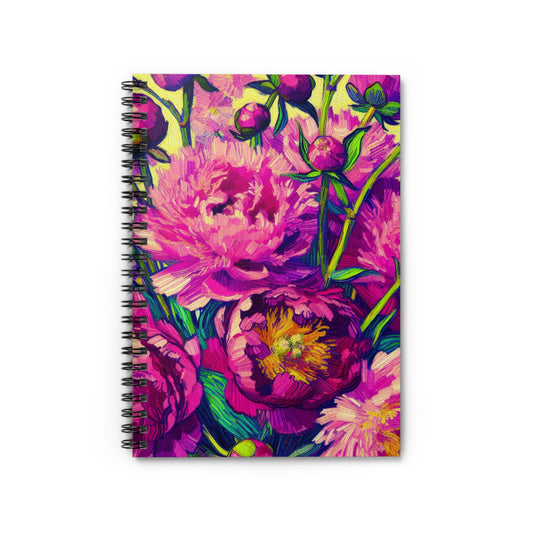 Floral Spiral Notebook - Be Inspired! Make your lists, write your stories, journal your thoughts, meditate on your dreams.