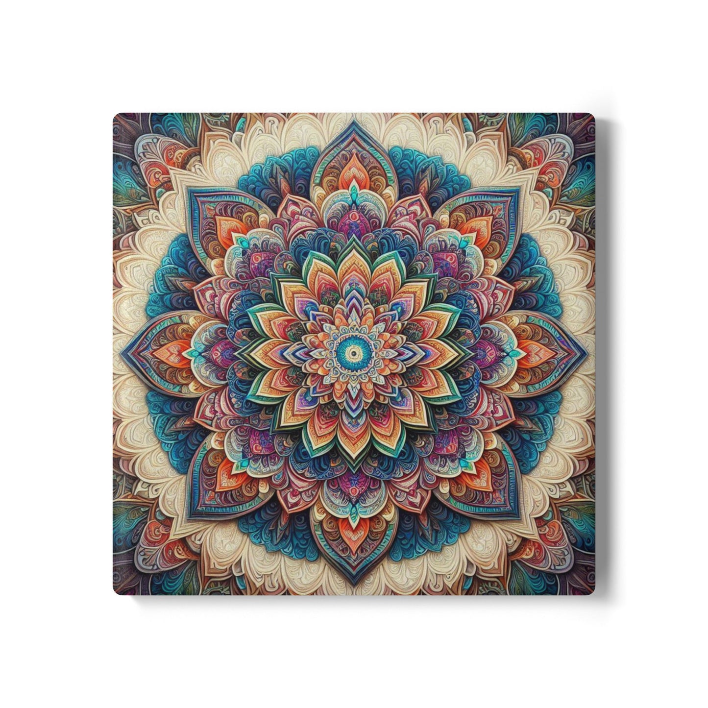 Mandala Ceramic Coaster