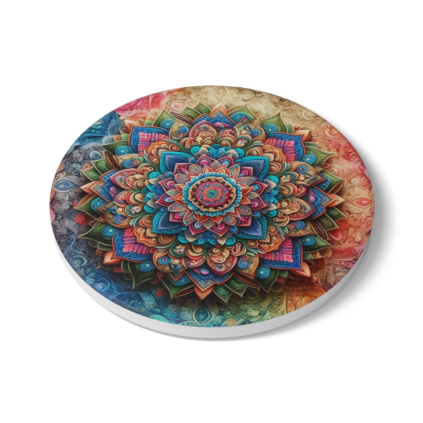 Mandala Ceramic Coaster