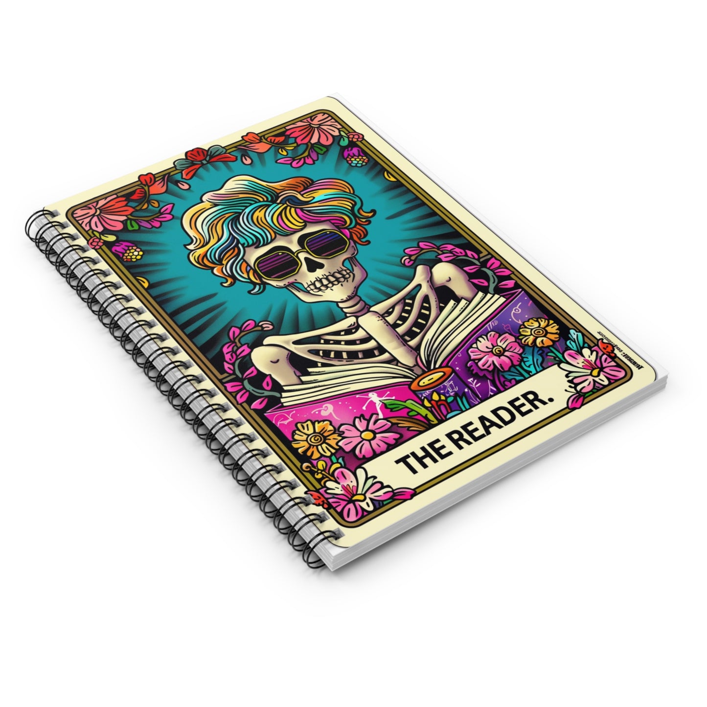 Reader -Snarky Tarot Spiral Notebook - Be Inspired! Make your lists, write your stories, journal your thoughts, meditate on your dreams.