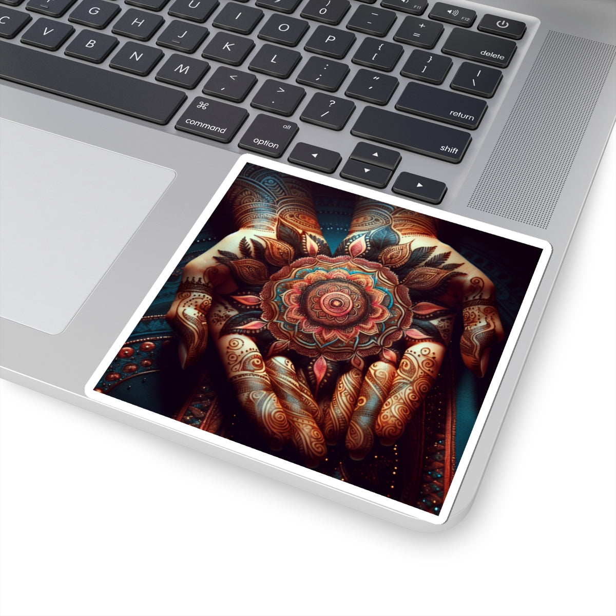 Bohemian Mandala Kiss-Cut Stickers | Spiritual Decor, Laptop Stickers, Journal Accessories, Gift for Her, Yoga Enthusiasts